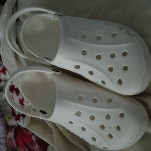 White Crocs